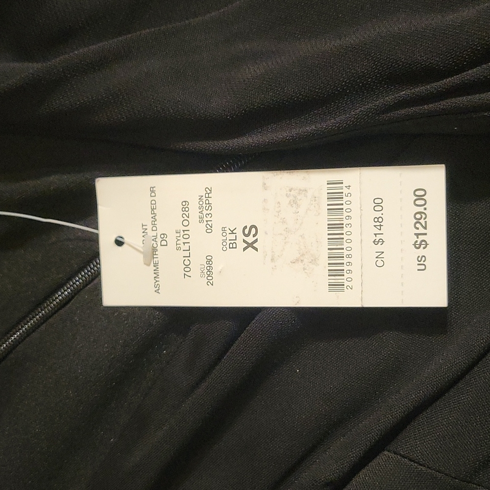 BEBE Black Dress, Women's Extra Small, New With Tags! - Picture 5 of 8
